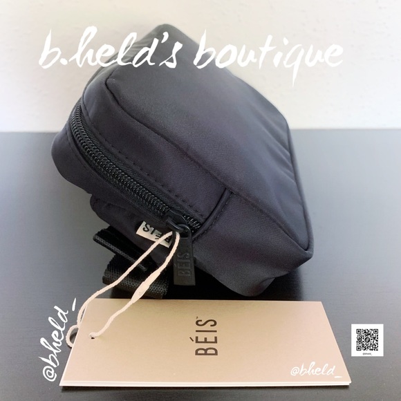 BÉIS The Belt Bag in Black Neutral Brand New NWT - Picture 4 of 16
